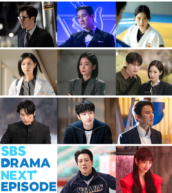 홍성창 스튜디오S 대표, 김기슭 SBS 편성실장이 1일 서울 마포구 호텔 나루 서울 엠갤러리 앰배서더에서 열린 SBS 미디어데이 'SBS DRAMA NEXT EPISODE'(SBS 드라마 넥스트 에피소드)에서 포즈를 취하고 있다. [사진=SBS]
