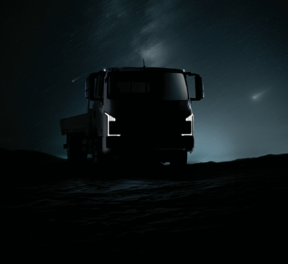 타타대우모빌리티가 출시 예정인 하이쎈의 티저 이미지 [사진=타타대우모빌리티]