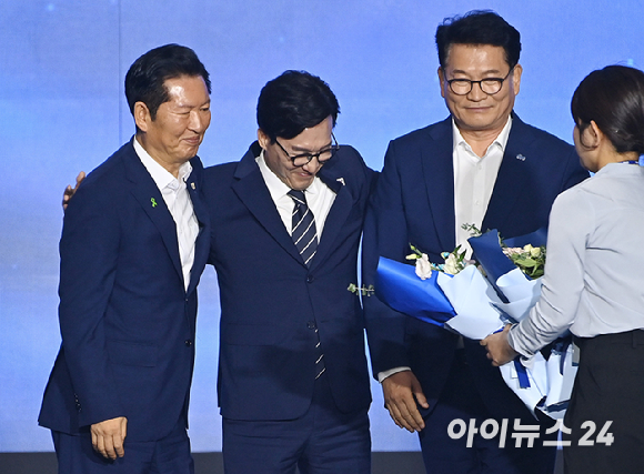 이재명 대통령이 15일 서울 종로구 세종문화회관에서 열린 제81주년 광복절 경축식에서 경축사를 하고 있다. 2026.8.15 [사진=연합뉴스]