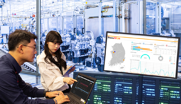 SK C&C는 제조 특화 인공지능(AI) 종합 디지털 팩토리 플랫폼 ‘아이팩츠(iFacts)’를 기반으로‘제조 공장 맞춤형 종합 AI 예지정비 서비스'를 출시했다. [사진=SK C&C]