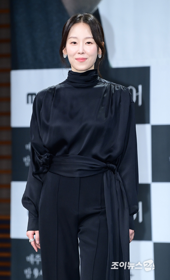 배우 서현진이 28일 오후 서울 마포구 상암동 MBC 골든마우스홀에서 열린 MBC 새 금토드라마 '라이어' 제작발표회에 참석하고 있다. [사진=정소희 기자]