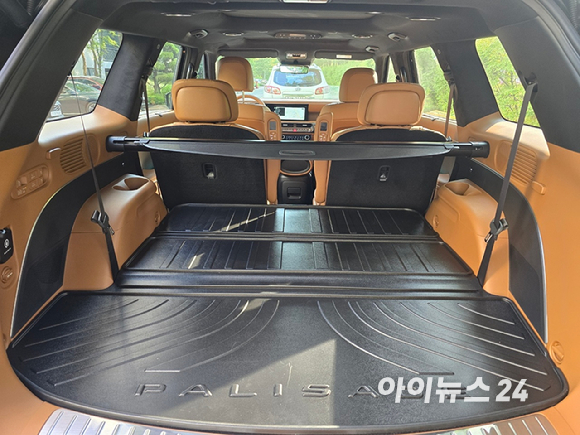 현대차 '디 올 뉴 팰리세이드' 하이브리드 정측면. [사진=김종성 기자]