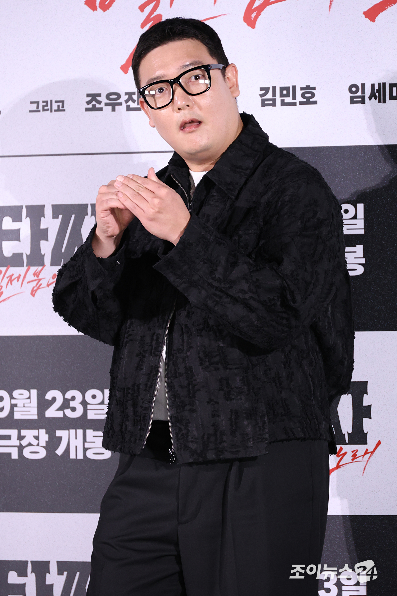 배우 김민호가 18일 서울 용산구 CGV용산아이파크몰점에서 진행된 영화 '타짜: 벨제붑의 노래'(감독 최국희) 제작보고회에 참석해 포즈를 취하고 있다. [사진=문수지 기자]