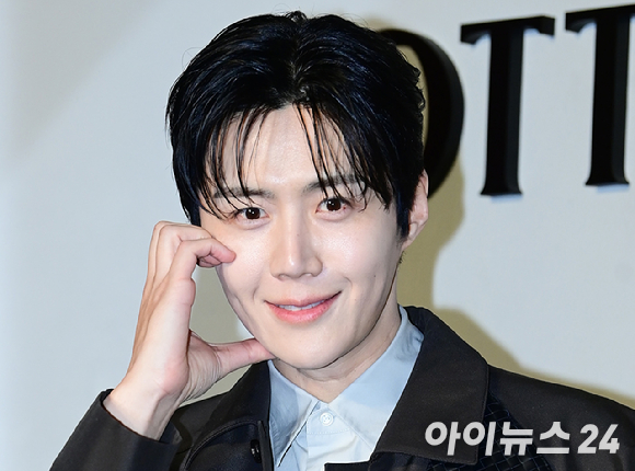 배우 김선호가 지난 2023년 서울 광진구 자양동 롯데시네마 건대입구에서 열린 영화 '귀공자'(감독 박훈정) 제작보고회에 참석하고 있다. [사진=정소희 기자]