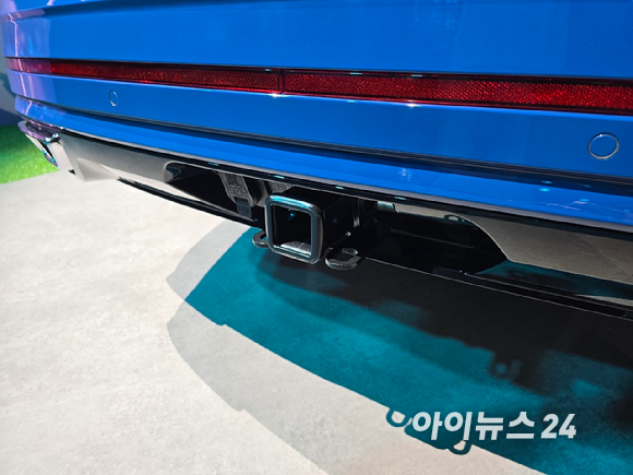폭스바겐코리아가 26일 인천 영종도 스튜디오파라다이스에서 대형 SUV '신형 아틀라스'를 공개하고 있다. [영상=김종성 기자]