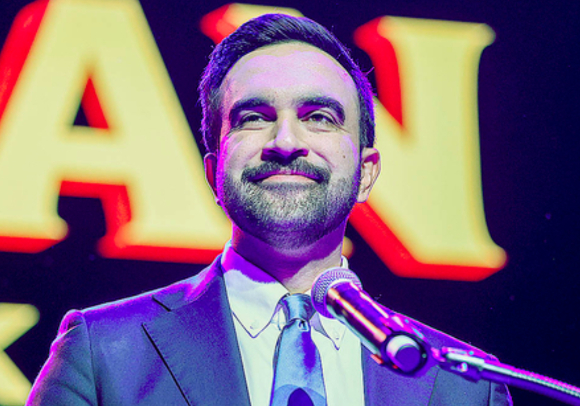 지난 4일(현지시간) 조란 맘다니 뉴욕시장 당선인이 연설하고 있다. [사진=EPA/연합뉴스 ]