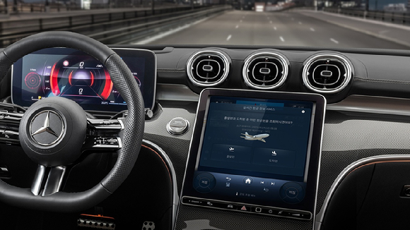 메르세데스-벤츠 코리아의 3세대 MBUX. [사진=메르세데스-벤츠 코리아]