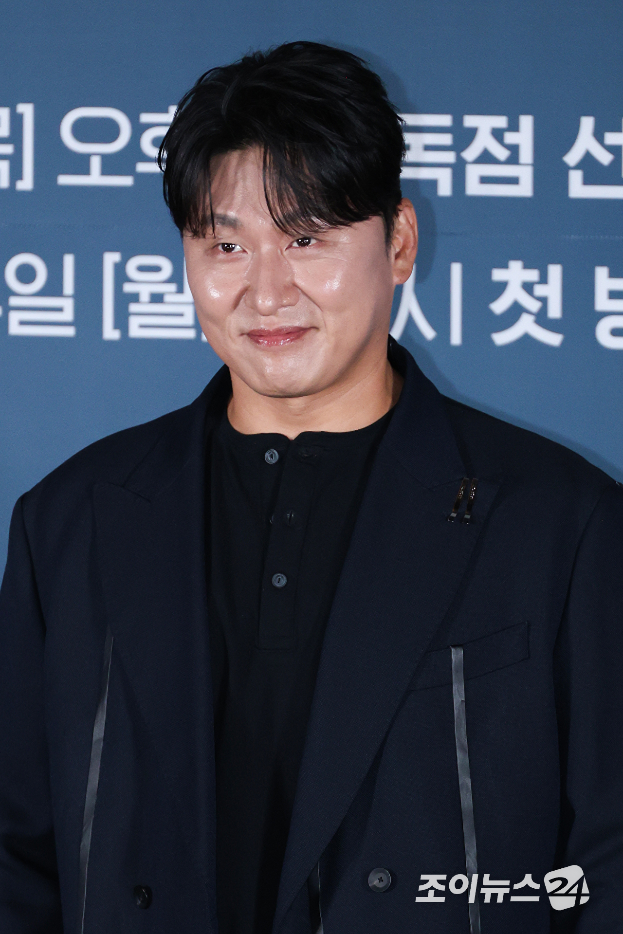 배우 오대환이 8일 오전 서울 용산구 CGV 용산아이파크몰점에서 진행된 티빙 오리지널 '로또 1등도 출근합니다' 제작발표회에 참석해 포즈를 취하고 있다. [사진=문수지 기자]