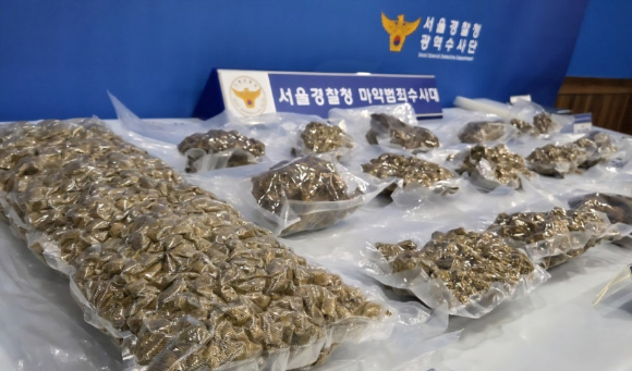 대마 밀수책이 현지 마약사범과 나눈 메시지 [사진=서울경찰청 마약범죄수사대]