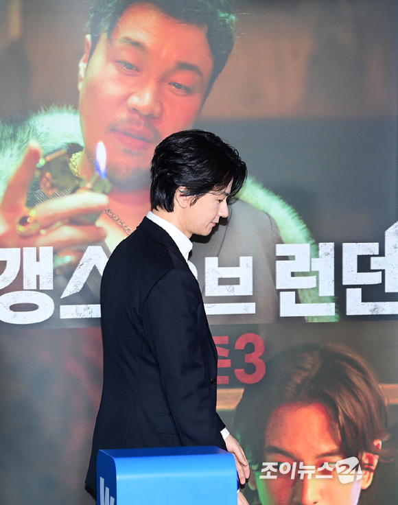 배우 임주환이 25일 서울 CGV용산아이파크몰에서 열린 '갱스 오브 런던 시즌3' 기자간담회에 참석하고 있다. [사진=정소희 기자]