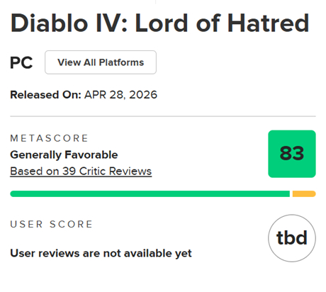 '디아블로4: 증오의 군주'. [사진=블리자드]