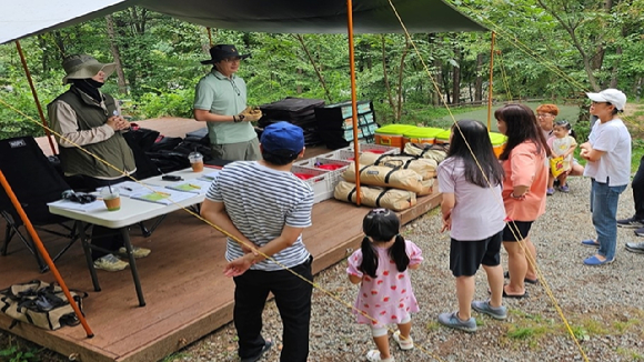 화천야영장 캠핑길라잡이. [사진=국립자연휴양림관리소/산림청]