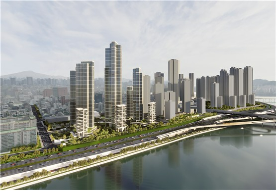 압구정5구역 조감도 예시안 [사진=서울시]