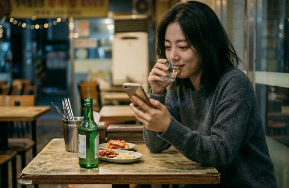 혼술 AI 이미지 [사진=제미나이 AI 생성 이미지]
