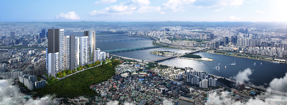 극동강변소규모재건축사업 조감도 [사진=극동건설]