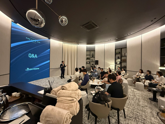 HDC현대산업개발 용산정비창 전면1구역 홍보관 설명회. [사진=HDC현대산업개발]