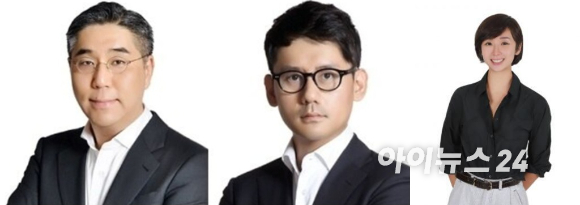 왼쪽부터 김덕주 대표, 서민성 대표, 이승민 대표. [사진=신세계인터내셔날]