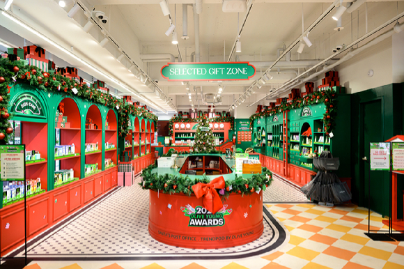 '트렌드팟 바이 올리브영홍대' 내부 전경. [사진=올리브영]