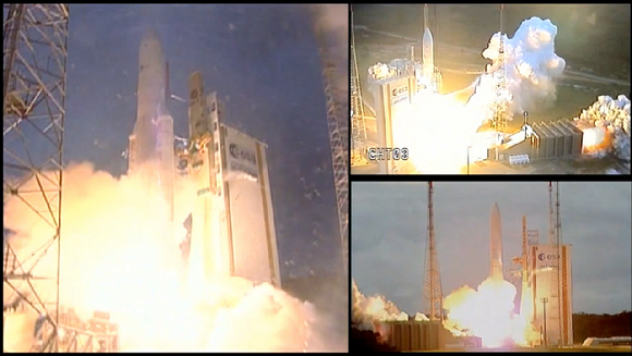 천리안위성이 찍은 푸른 지구. [사진=항우연]