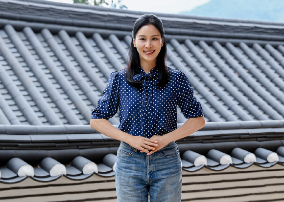 23일 오전 MBN '오은영 스테이'의 온라인 제작발표회가 열린다. 고소영이 제작발표회에 앞서 포토타임을 갖고 있다. [사진=MBN]