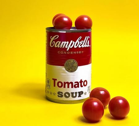 1962년 워홀은 캠벨 통조림 32개를 그린 '캠벨수프 캔'(Campbell Soup Can)을 발표했다. 본 기사의 이해를 돕기 위한 사진. [사진=픽사베이]