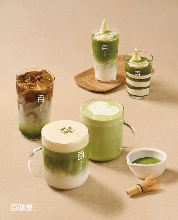 백미당 제주 말차 시즌 메뉴 5종. [사진=남양유업]