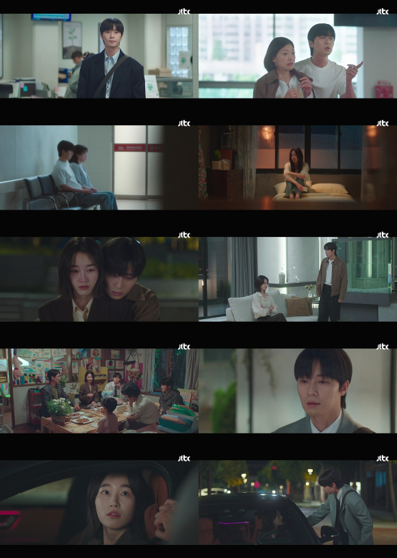 '경도를 기다리며' 박서준과 원지안이 오랜 이별의 응어리를 풀었다. [사진=JTBC 방송화면 캡처]