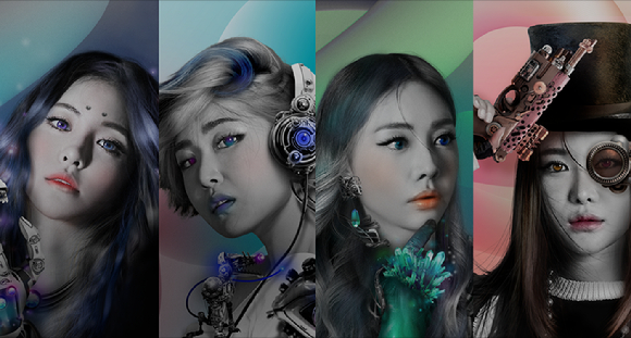 브레이브걸스가 블록체인 기술을 도입한 'M.BRAVE GIRLS' NFT 배너를 공개했다. [사진=브레이브엔터테인먼트]