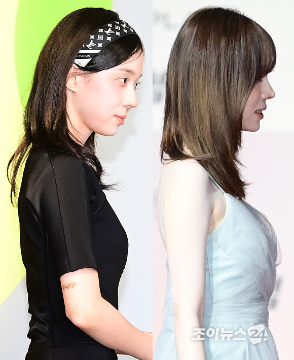 그룹 에스파(aespa) 윈터가 25일 오후 인천광역시 중구 운서동 인스파이어 아레나에서 열린 '2025 SBS 가요대전' 레드카펫 행사에 참석하고 있다.&nbsp;