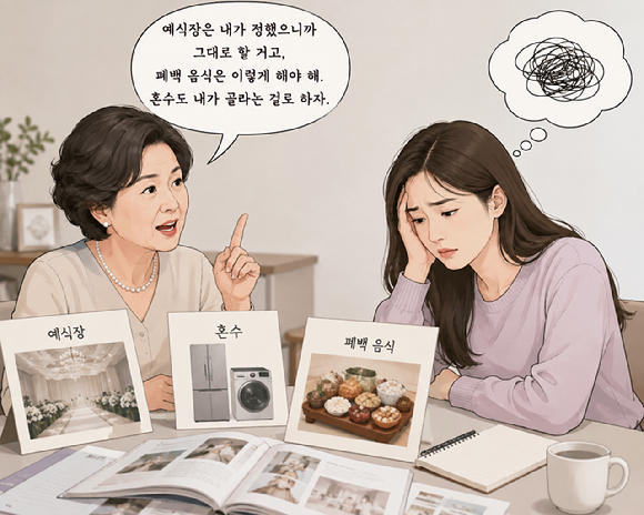 결혼 전부터 예식과 혼수, 음식 등을 자기 뜻대로 하고 싶어 하는 시어머니 때문에 스트레스를 받는 여성의 사연이 알려졌다. 이미지는 본 기사 내용과 무관. [이미지=조은수 기자]