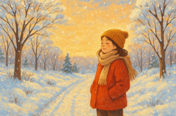 챗GPT로 '따뜻한 겨울'을 표현한 그림. [사진=챗GPT]