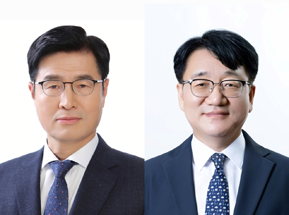 HD현대중공업(위)·HD현대미포(아래) 야드 전경. [사진=HD현대]