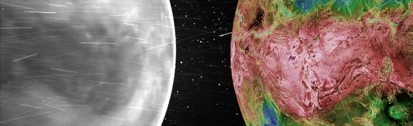 파커솔라탐사선이 금성의 지표면에 대한 가시광 이미지를 촬용하는 데 성공했다. [사진=NASA]
