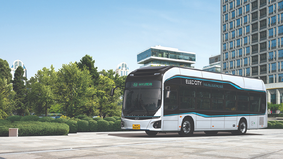 현대차 '일렉시티 수소전기버스(FCEV)'. [사진=현대자동차]