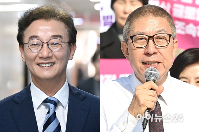 전재수 더불어민주당 부산시장 후보(왼쪽), 박형준 국민의힘 부산시장 후보 [사진=아이뉴스24DB]