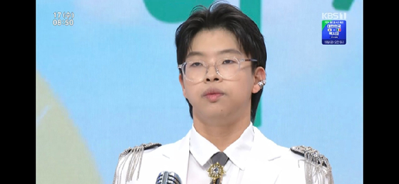 아침마당-도전 꿈의 무대에 출연한 송원준 [사진=KBS ]