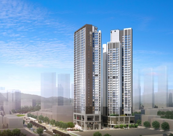 문수로 라티에르 673 투시도. [사진=한국토지신탁]