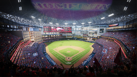 정용진 신세계그룹 회장(왼쪽에서 두 번째)이 지난 23일 스타필드 청라 건설 현장 곳곳을 둘러보고 있다. [사진=신세계그룹]