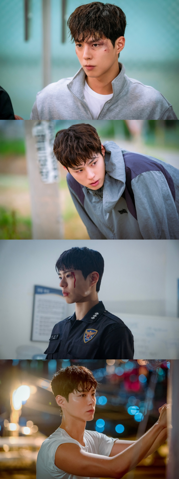 배우 박보검이 JTBC 드라마 '굿보이'에서 열연하고 있다. [사진= SLL, 스튜디오앤뉴, 드라마하우스스튜디오]