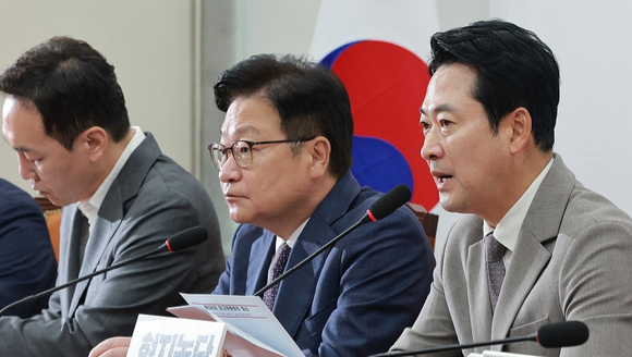 국민의힘 장동혁 대표가 19일 국회에서 열린 최고위원회의에 참석해 발언하고 있다. 2026.10.19 [사진=연합뉴스]