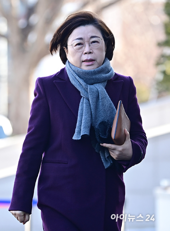 국민의힘 의원들이 13일 오전 서울 종로구 헌법재판소에서 열리는 탄핵 심판 8차 변론기일에 참석하고 있다. [사진=곽영래 기자]