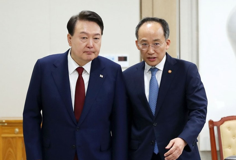 12·3 비상계엄 당시 국민의힘 원내대표로 국회 계엄 해제 요구안 의결을 방해한 혐의를 받는 추경호 의원이 지난 2일 서울중앙지방법원에서 열린 구속 전 피의자 심문(영장실질심사)에 출석하고 있다. [사진=정소희 기자]