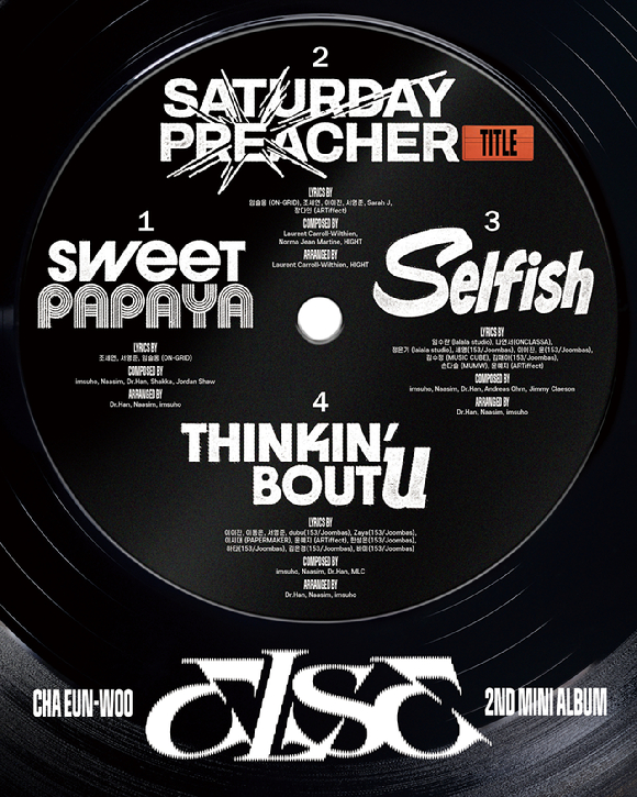 &apos;21일 컴백&apos; 차은우, 타이틀곡은 &apos;SATURDAY PREACHER&apos;