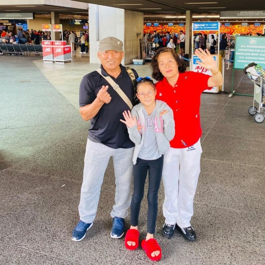 야노 시호 시부모, 딸 추사랑 [사진=야노 시호 SNS]