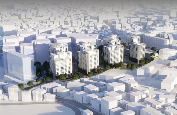청화아파트 일대 조감도. [사진=용산구]