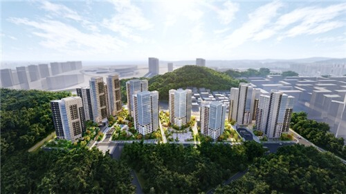 강남구 일원동 한솔아파트 재건축 예상조감도 [사진=서울시]
