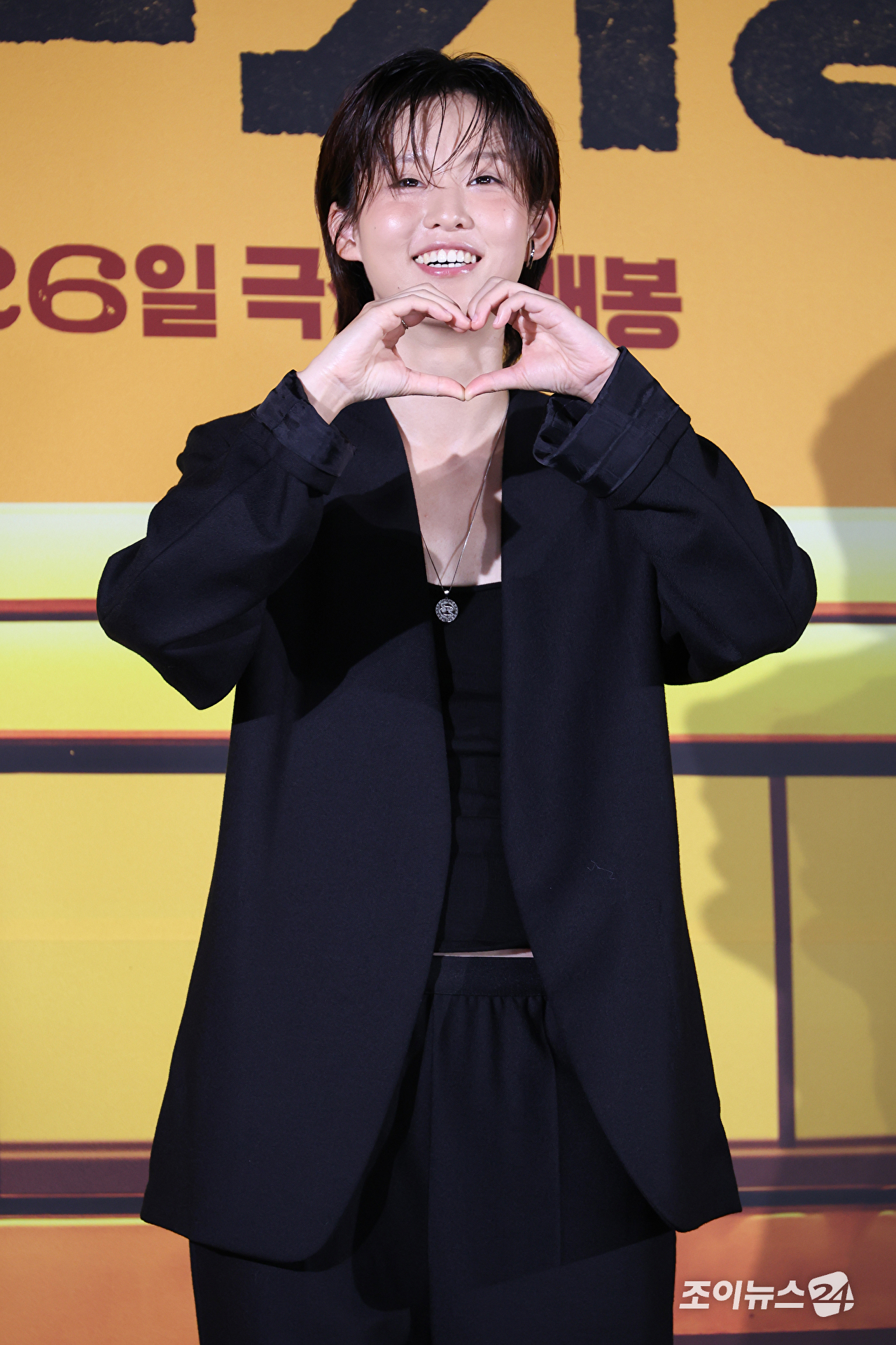 배우 이연이 27일 오전 서울 광진구 자양동 롯데시네마 건대입구점에서 열린 영화 '경주기행'(감독 김미조) 제작보고회에 참석해 포즈를 취하고 있다. [사진=문수지 기자]