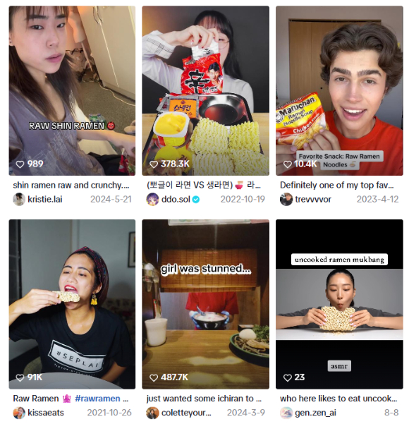 이집트에서 10대 소년이 생라면 3봉지를 먹고 사망하는 사건이 일어났다. 사진은 생라면. [사진=Goody Feed]