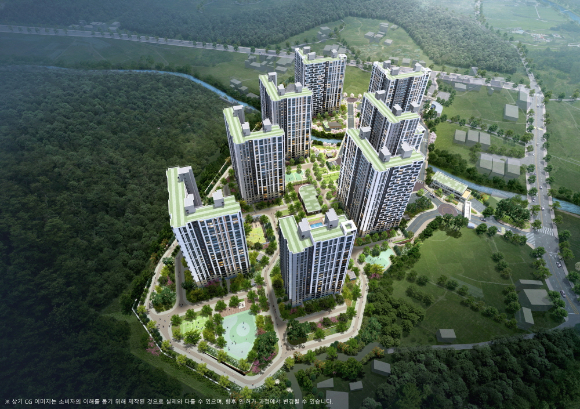 e편한세상 헤이리 조감도. [사진=DL건설]