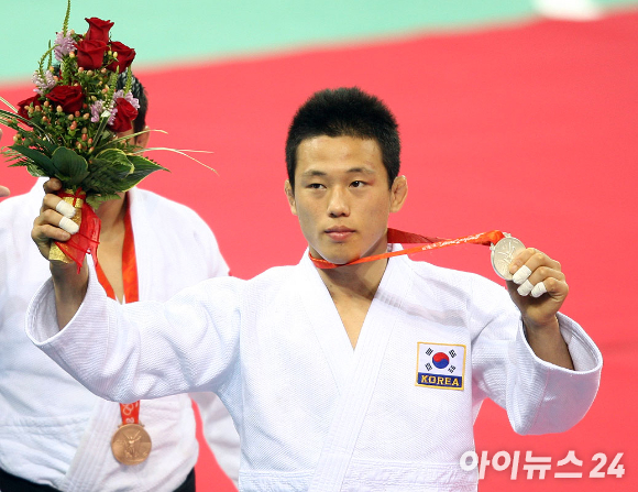 미성년자 제자를 성폭행한 혐의 등으로 징역형을 선고받은 前 유도 국가대표 왕기춘이 곧 출소한다. 사진은 왕기춘. [사진=아이뉴스24 포토DB]